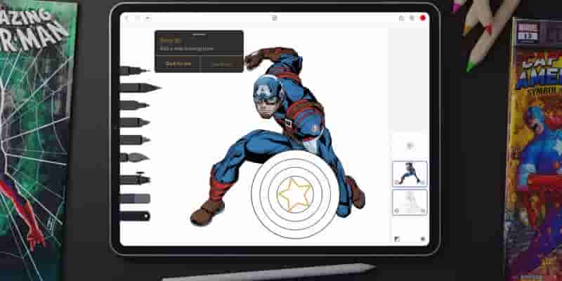 Стол для рисования учит фанатов рисовать любимых героев Marvel