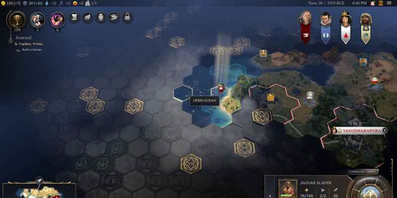 Как перемещаться по глубоководным водам в Civ 7 