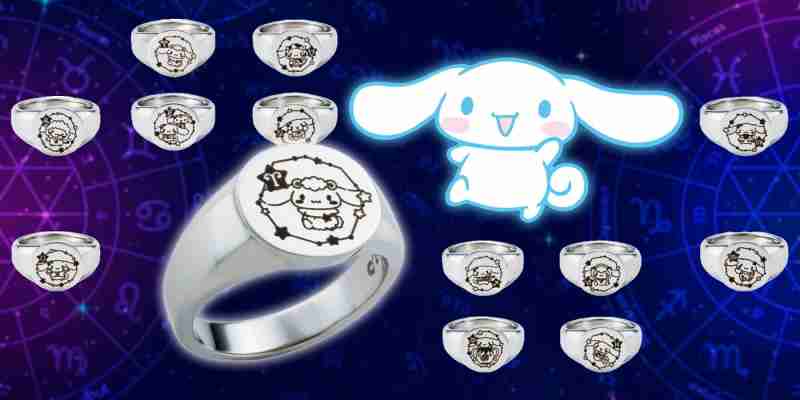 Hello Kitty's Sanrio встречает 2025 год с новой коллекцией колец со знаком зодиака Cinnamoroll