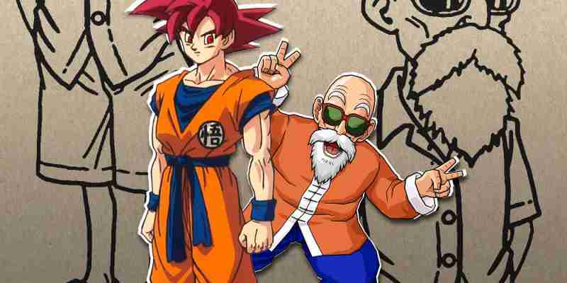 Dragon Ball раскрывает десятилетний концепт-арт первого учителя Гоку и его «фанкового чувства моды»