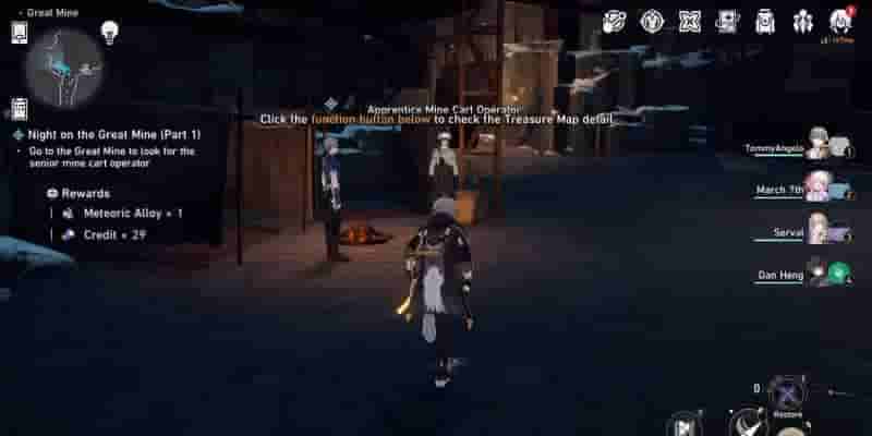 Honkai Star Rail: Прохождение миссии Night On The Great Mine