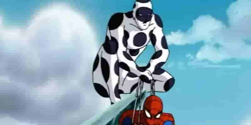 Across the Spider-Verse Пятно стало героем в его последнем анимационном появлении
