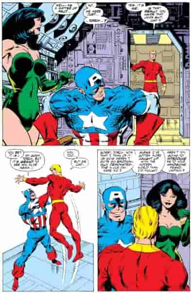 В Marvel произошло ретроактивное воссоединение Капитана Америки и Человека-факела