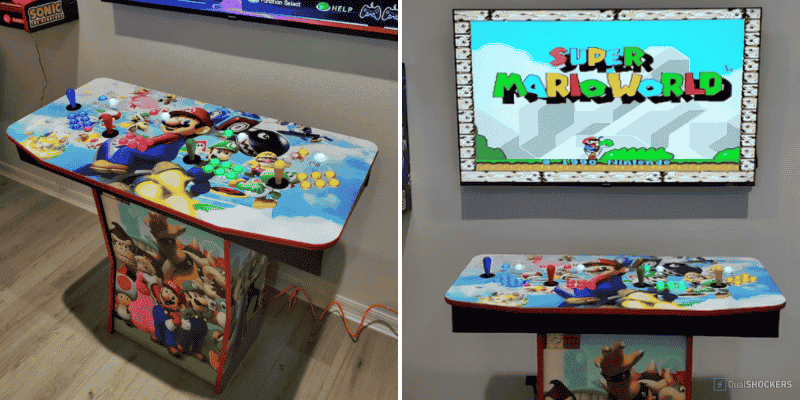 Super Mario World Arcade Машина — идеальное дополнение к вашей игровой комнате