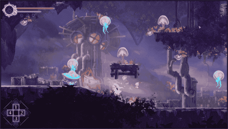 Вдохновленный аниме Afterimage сочетает нарисованные от руки изображения с Metroidvania Play 