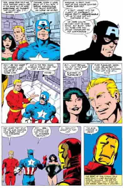  У Marvel было ретроактивное воссоединение Капитана Америки и Человека-факела