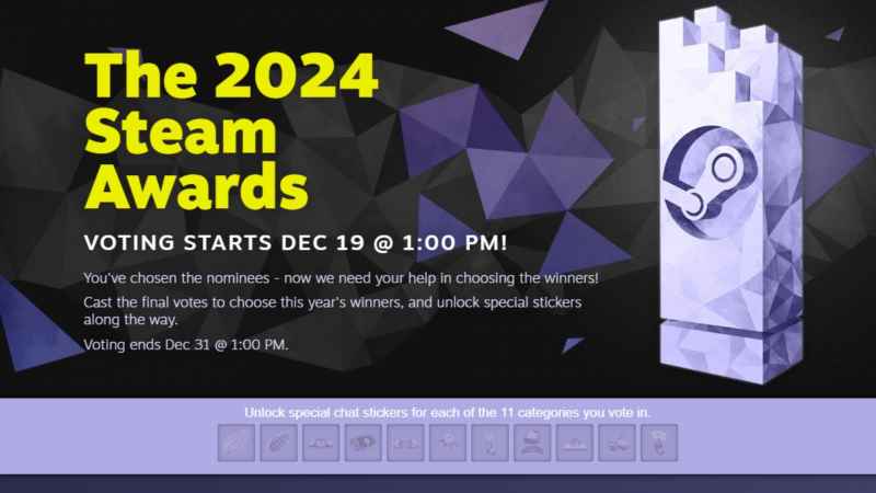 Премия Steam Объявлены финалисты 2024 года