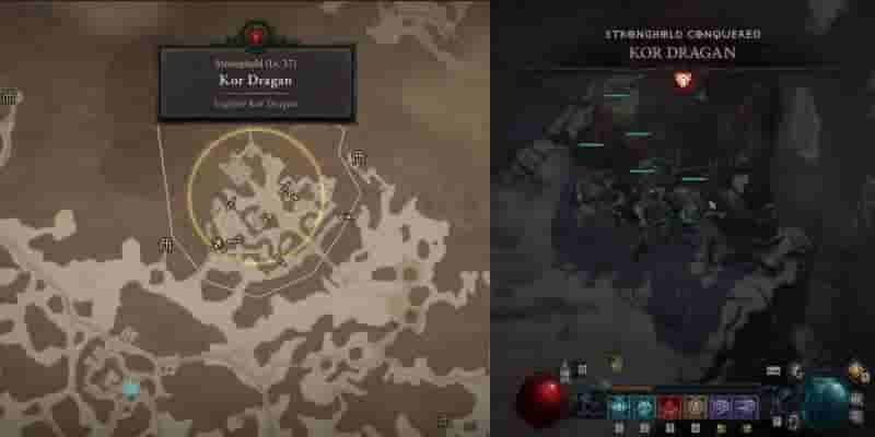 Diablo 4: все локации крепостей в Расколотых пиках
