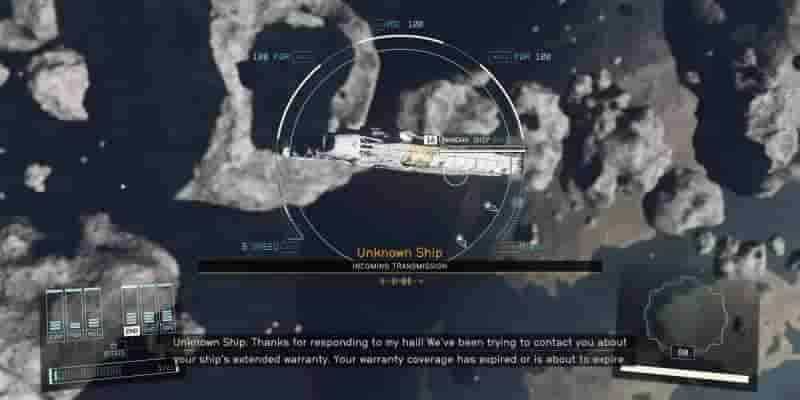 Starfield Player показывает, что происходит, когда вы покупаете платиновую расширенную гарантию на корабль