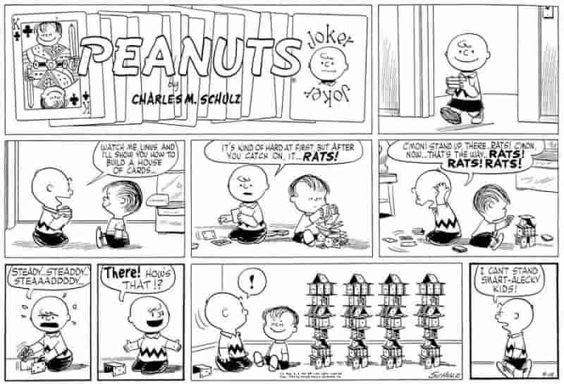 10 лучших комиксов Peanuts с участием Линуса