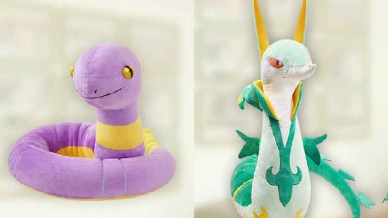 Pokemon выпускает плюшевые змеи в натуральную величину