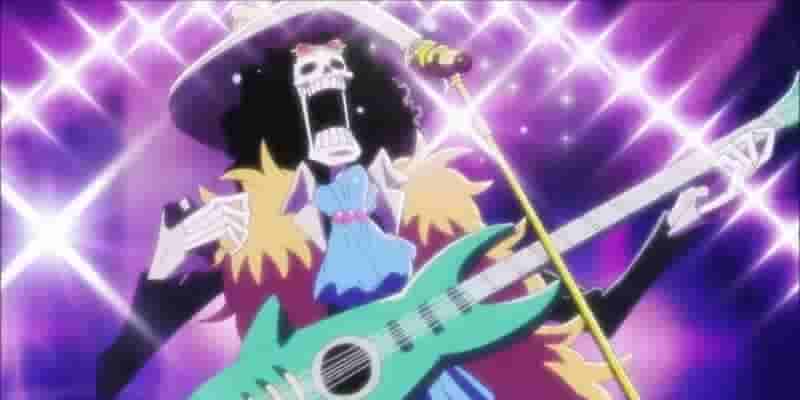 One Piece Soul King Брук возвращается к жизни в красочном косплее