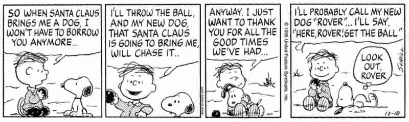  Финальная рождественская сюжетная линия Peanuts с заменой Чарли Брауна