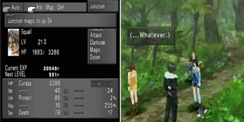 Возвращаясь к соединительной системе Final Fantasy 8