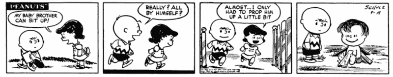 10 лучших комиксов Peanuts с участием Линуса