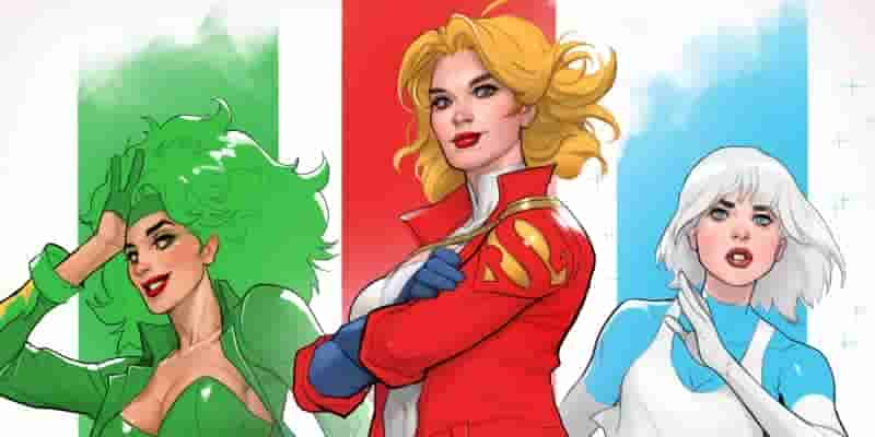 Dawn Of DC Fire And Ice уходит своими корнями в Международную Лигу Справедливости Гиффена