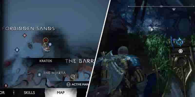 God Of War Ragnarok: гайд по карте сокровищ Forgotten Tower