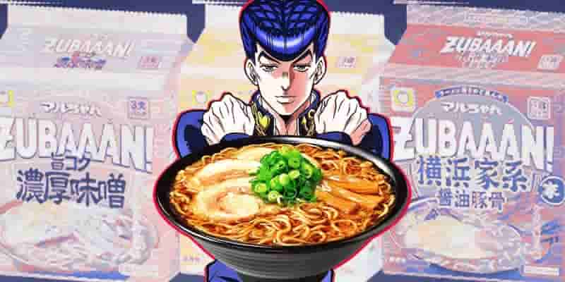 JoJo's Bizarre Adventure объединяется с Instant Ramen для вкусной совместной работы