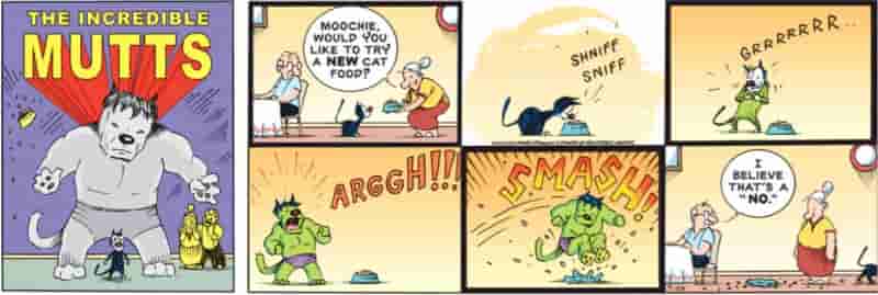 Отсылки к классическим обложкам комиксов Mutts