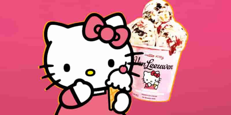 Hello Kitty сотрудничает с мороженым Van Leeuwen для идеального летнего запуска Sanrio