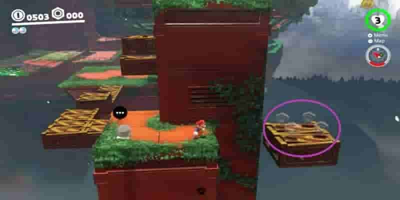 Super Mario Odyssey: Все Purple Coins In The Wooded Kingdom