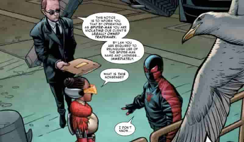 Майлз Моралес из Marvel не может по закону называть себя Человеком-пауком - вот почему