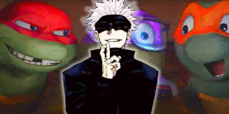 Jujutsu Kaisen Fans Flip Over TMNT: Mutant Mayhem's Gojo Easter Egg