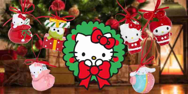 Sanrio U.S. приглашает поклонников украсить свои елки новой коллекцией рождественских украшений Hello Kitty & Friends