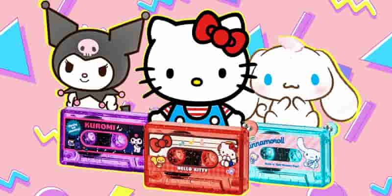 Hello Kitty & Friends от Sanrio возвращаются в 90-е с коллекционными кассетами старой школы