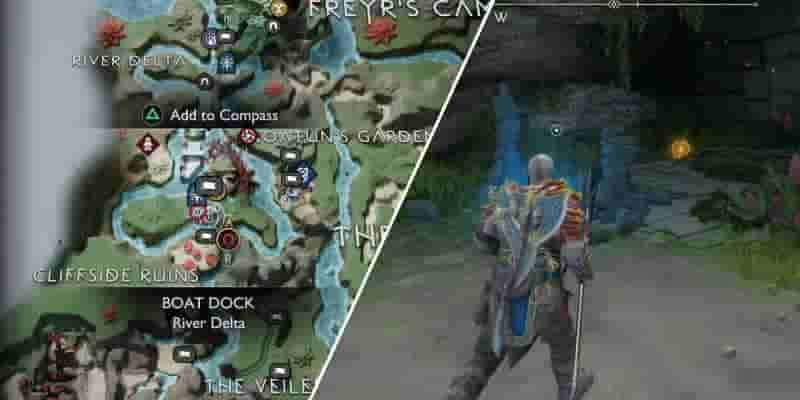 God Of War Ragnarok: The Giant's Toes Map Treasure Map Гайд