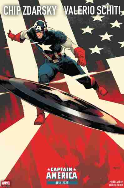 Chip Zdarsky, запускающую новую серию Captain America
