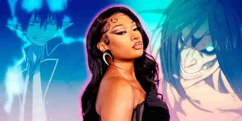 Атака титанов, Синий экзорцист Некоторые из любимых аниме Megan Thee Stallion