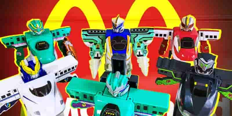 Игрушки Shinkalion McDonald's приносят удовольствие в стиле трансформеров в новые Хэппи-Мил