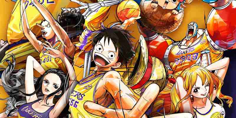 One Piece Поклонники получают официальное первое место в эксклюзивном кроссовере NBA