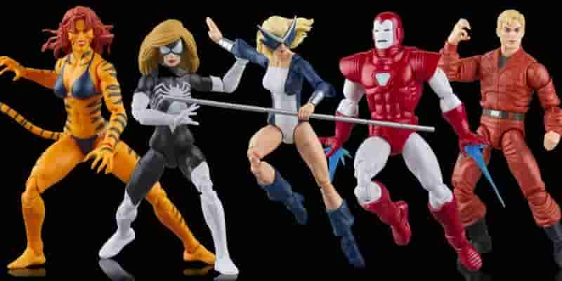 Мстители западного побережья собираются Deluxe Hasbro Marvel Legends 5-Pack