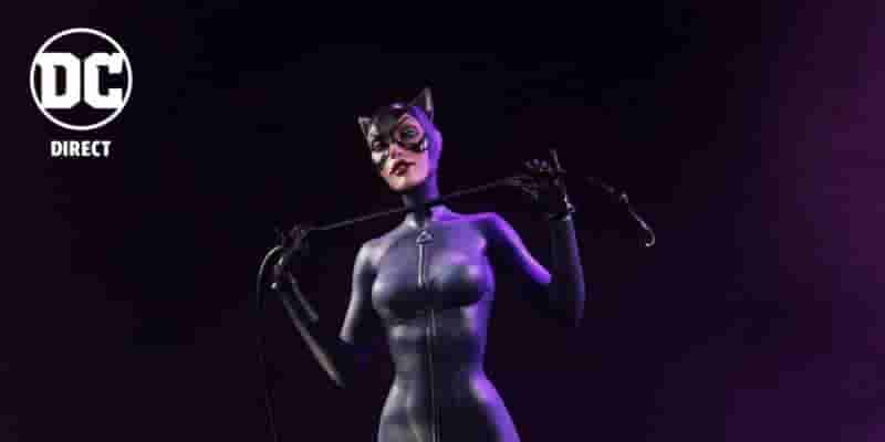 McFarlane Toys выпускает первые взгляды на Женщину-кошку, Бэтмена и Харли Квинн Фигурки