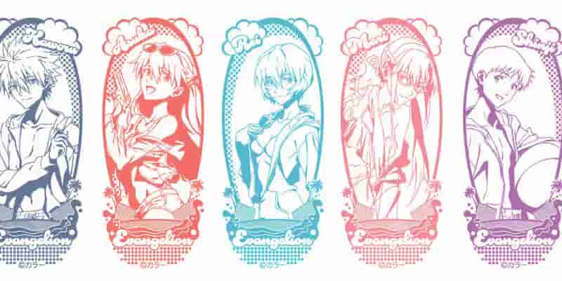  В официальном магазине Neon Genesis Evangelion представлены новые изображения персонажей в купальниках