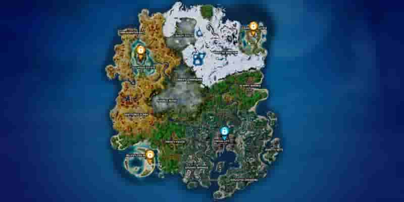 Fortnite Глава 4 Сезон 4: Все места хранилищ