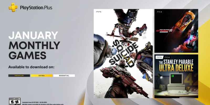 Подписчики PlayStation Plus Essential могут загрузить три игры с 7 января. 