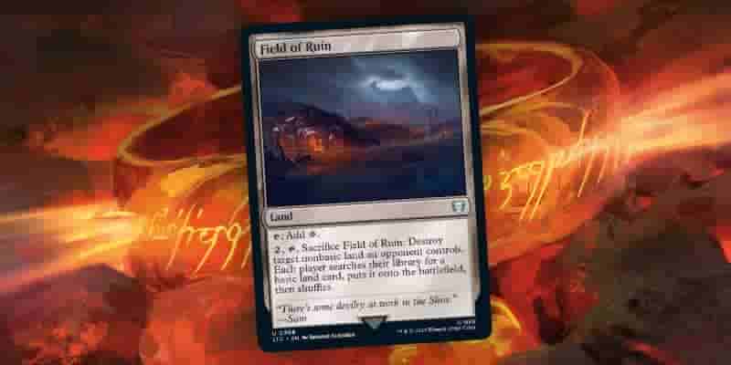 Разрушительная перепечатка LotR классической карты MTG показывает Шир в огне