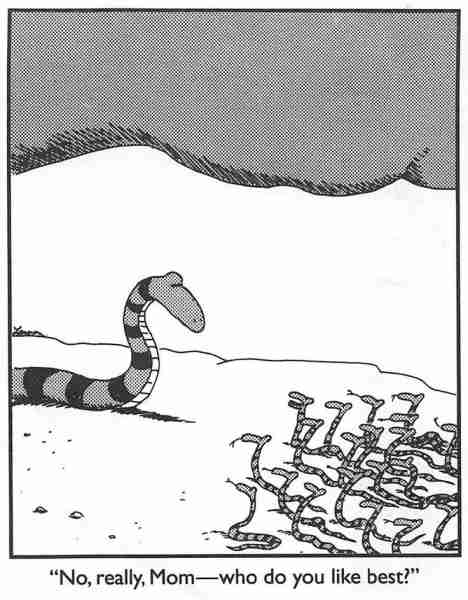 10 самых смешных комиксов Far Side с участием змей, рейтинг
