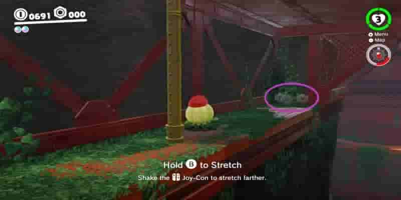 Super Mario Odyssey : Все фиолетовые монеты в лесном королевстве