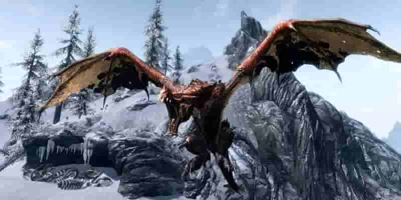 Skyrim: Каждый названный дракон, от слабого к сильнейшему