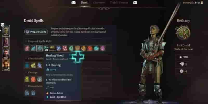 Baldur's Gate 3: Лучшие заклинания ранней игры