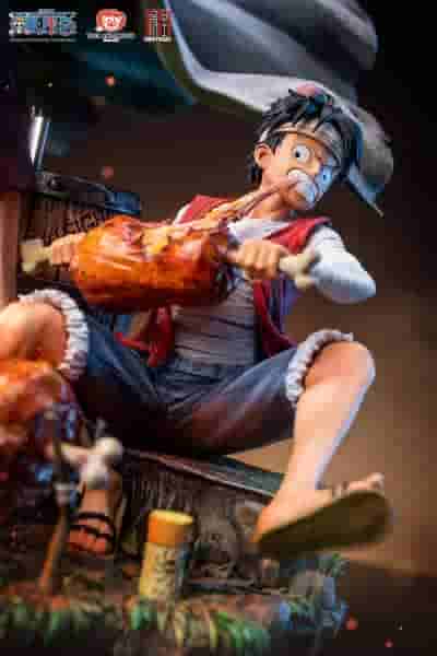 Аниме-фигурка One Piece, точно изображающая трудные тренировки Луффи
