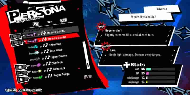 Persona 5 Tactica: Как использовать дополнительные персоны