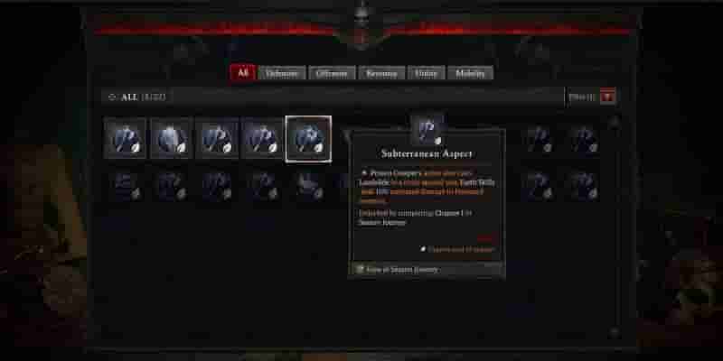 Diablo 4: Весь сезон злокачественных аспектов, Ranked
