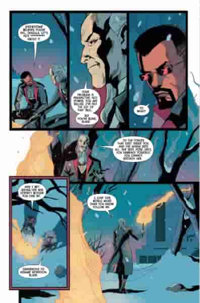Новый наставник Blade раскрывает шокирующий человеческий слой к Дракуле Marvel