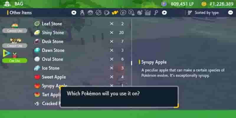 Дополнительный контент Pokemon Scarlet & Violet: где взять сиропообразные яблоки