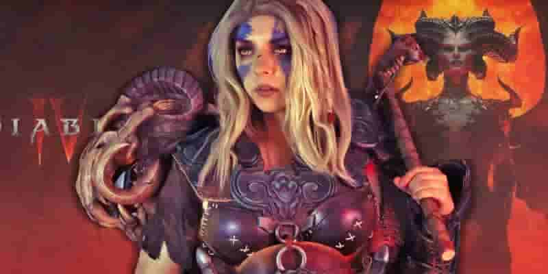 Diablo IV Косплеер выглядит крутым как яростный лидер варваров